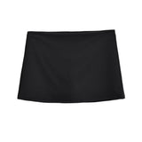 Vintage Sports Low-Rise Skirt Girl Body Elastic Display Thin One Step Bottom Short Skirt Yoga Fitness Skirt