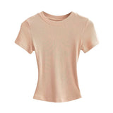 Kardashian's New Short-Sleeved T-Shirt With Spring And Summer Sexy Ants Round-Neck Tight-Up T-Shirts