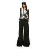 25Th Ootd!| Autumn Vertical Tube This Sub-Side Adjustable High-End Wide Leg Thin Casual Pants