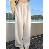 French-Style Old Money-Style White Shirt Women Wear Thin Loose Long-Sleeved Sunscreen Shirt White Trousers In Summer