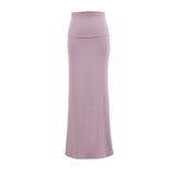 Black Falling Hottie Sexy A-Word High-Rise Half-Dress Girl Spring And Summer New Fishtail Dress Hip Repair Skirt
