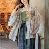 [Yang Mi Film Festival Same Paragraph] Hanfu [Bamboo Words] Wei Jinbei Folding Hoisting Sling New Chinese Style