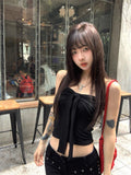 10152# Summer New Pure Sexual And Sexy Strap Clean Word Around Thin Woman Fixed With Chest Mat On Top