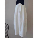 CHAO Strong Goods Closed In!Laos Design With A Curved Loose Leisure Slebow Pants White Broad-Legged Banana Pants
