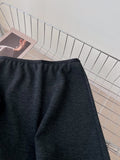 Sanscousian + Goat Wool Temperament Folded Tight Waist After Open Thin Straight Half-Dress Woman Hair This Dress
