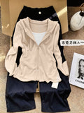 2026 Thin Waist Thin Shirt Jacket Summer New White Hooded Zipper Sun Protection Top Women's Clothing