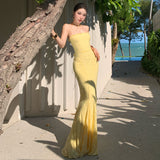 2025 Elegant Girded Evening Dress With Dress Holiday Atmosphere Sense Of Senior Sanya Travel Holiday Dress