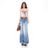 26Ss | 2026 Water Wash To Make Old Micro-Horn Denim Trousers Thin Moaning Languis Languire Spring And Summer New Retro