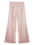 Slide Trousers Imitation Acet Sore Pendant Wide Leg Trousers Straight Lints Trousers