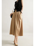 The Atmosphere Has Sense! The Atmosphere Is Beautiful! Trousers Skirt Dashing Wide Leg Trousers