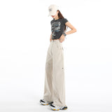 2025 Summer Fast-Drying Silk Scissors Casual Scissors Women's Cold Feeling Stormtroopers Climbing Dance Sweatpants