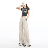 2025 Summer Fast-Drying Silk Scissors Casual Scissors Women's Cold Feeling Stormtroopers Climbing Dance Sweatpants