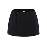 Wind Retro Red A-Dress Girl Summer New Hot Girl Thin Short Skirts Anti-Light Short Skirt