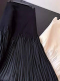 Flower Petals High-Rise Half-Dress Summer Temperament Lace Heavy Folding Large Skirt With Gentle Long Dress