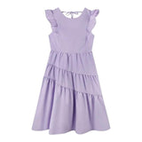 Summer Small Flying Sleeves Loose Version Of The Princess Dress New Sweet Temperament Meat Mask Dress French High-End Long Dress