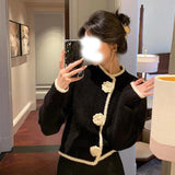 Small Fragrant White Languid Soft Glutinous New Chinese Knitted Cardigan Art Raw Milk �qœµ Sweater Coat Women Wear Autumn And Winter