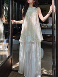 New Chinese Style Dress New Popular Pop Cutting Flowers This Year