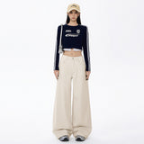 Broad-Legged Jeans Women 2026 Autumn New Loose Fall Feeling With Retro Drag Straight Trousers Women