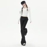 [B-AREA] Visual Manual| Delicate Temperament|Low-Waisted Trousers|Sister Tants Regular