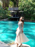Fairy Lace Lace Slings Net Yarn Swing Holiday Wind Seaside Dress 2026 Summer New Woman