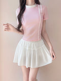 Two Sets Of Swimsuit Women's Hundred Folded Skirt Summer Sports Set Sweet Lively Hot Spring HolidayӾsuit