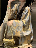 New Chinese Style Buckle Zen Chinese Style Lace T-Shirt Coat Lady