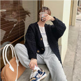 Autumn And Winter Coat Women's Long Sweater Loose Outside Wearing Autumn And Winter New Korean Version Of Lazy Coat Blouse