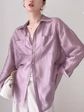 SI TONG Lyselle Temperament Shirts Spring 2025 New Sunscreen Tender Temperament Temperament Woman