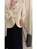 New Chinese Style Coat 2025 Autumn And Winter Small Two-Sided Coat Super Good-Looking Fashion
