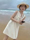Short-Sleeved Dress Women's New French Temperament Fairy Dress Hepburn Sleeveless Sleeveless Vest Skirt In Summer 2026