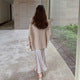 Manly Inclined Microfish Tail High Than Acetic Acid Half Dress Glossy Slim Temperament Half-Dress Dress Dress Dress