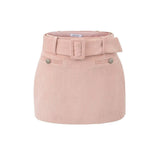 Korean Pink Skirt Short Skirt Female Feel Wicked Bag Hip Skirt Pure Desire A Skirt High Waist Miu-Sided Skirt