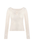 Kisskiss Doubles Sweeter 48 100 Woolly Bows With Bottom Knitted Knitted Blouse For Winter