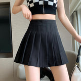 2025 High-Quality Anti- Wrinkling Casual Hundred Folding Skirt College Hot Girl Short Skirt Skirt Gray Anti- Wrinkles