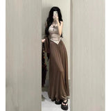 Three-Piece Women 2025 Summer New Pure-Want Hottie Sunscreen Long-Sleeved Sleeve Jacket Slings Wide Leg Pants