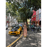 Xishuangbanna Thailand Travel Wearing Seaside Holiday Bohemian Ethnic Style Print Loose Sling Dress