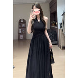 French Dress Women 2026 Summer New High-End Long Dress With Thin Temperament Sleeveless Simple Design Dress