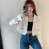 JK Small Suit Jacket Lady Small Small Short College Wind Students Spring And Autumn New Small Suit Top Women's Clothing
