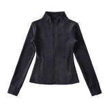 Lulu Thickened Stormcoat Inside The Gallbladder Velvet Coat Female Yoga Coat Blouse Body Waist Movement Plus Velvet New