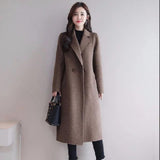 New Hair Coat Coat Woman New Coat In The Spring And Autumn Long-Term Large-Size This Sub-Korean Version Of Loose Coat Woman