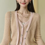 Saian Fragrant Breeze Haleece Two Small Fragrant Sweater Knitted Cardigan Two Sets Of Top Coat Women