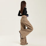 Maillard Wears Casual Pants Women's Spring And Autumn Loose Straight-Tight Trend Dragging Wide Leg Pants Tugny Trousers