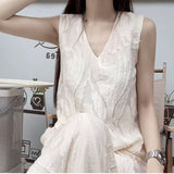 French Design With A Sense Of Luxury Sleeveless Vest Dress Women's New Loose-Fitting High-End Long Dress In Summer