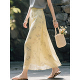 Light Yellow Broken Flower Dress Women 2026 Summer New High-Rise Lanky A-Word Early Spring Beautiful Dress
