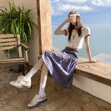26 Trend| Spice Girls Wear Dopamine Folding Skirt Skirt + Corset A-Word Umbrella Skirt