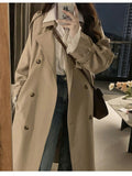 Windy Women 2026 Spring And Autumn New Korean Small In The Long Coat Temperament British Style High-End Coat