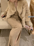 Thousand Gold Soft Rabbit Short Coat Loose To Keep Warm Fur Coat Women Autumn And Winter