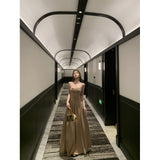 2025 High-Level Temperament Sexy Sling Dress Female Summer Sister Wind Brae Waist Dress Dress