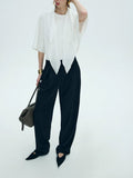 Gauck Heavy Cotton Knitted Spliced 100 Silk Silk Scarves Fashion T-Shirt