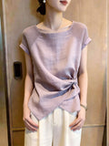 Unique Beautiful And Beautiful Top Lady 2026 Summer New High-End Design Sense Niche Fashion Temperament